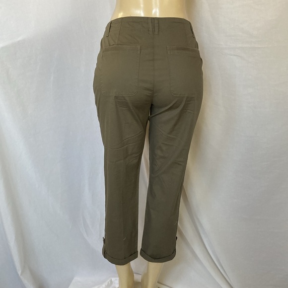 DEMOCRACY Jeans Women’s Flex-ellent Utility Cargo Pants Size 8 Olive Color NWOT - Picture 6 of 9